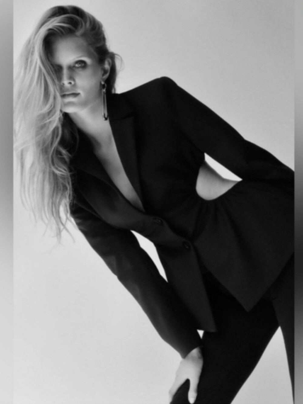 Zara Cut Out Blazer Hourglass Black Size L